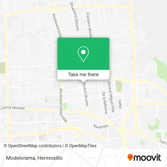 Modelorama map