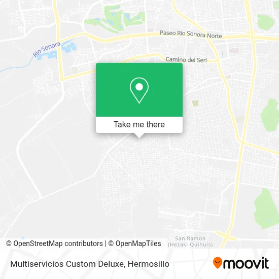 Multiservicios Custom Deluxe map