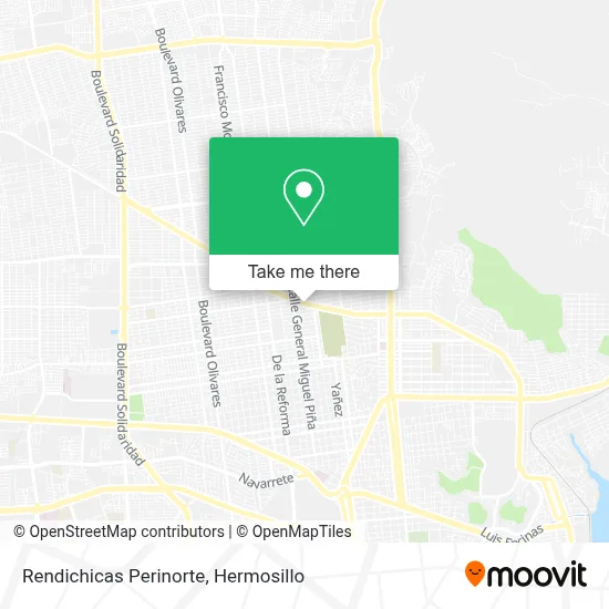 Rendichicas Perinorte map