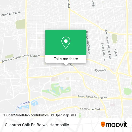 Cilantros Chik En Bolws map