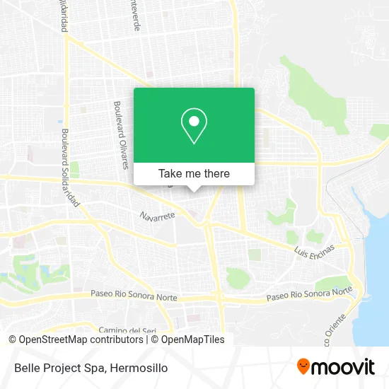 Belle Project Spa map