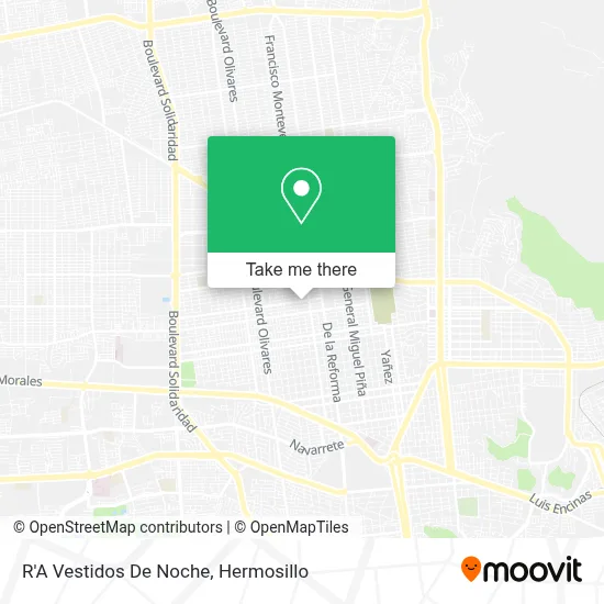 R'A Vestidos De Noche map