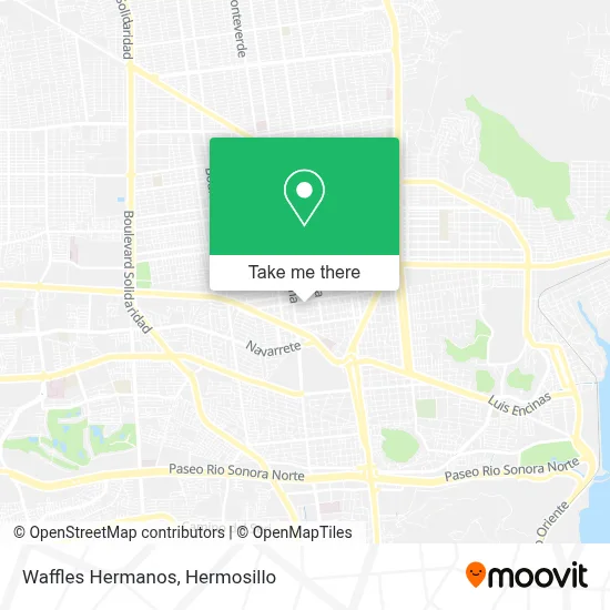 Waffles Hermanos map