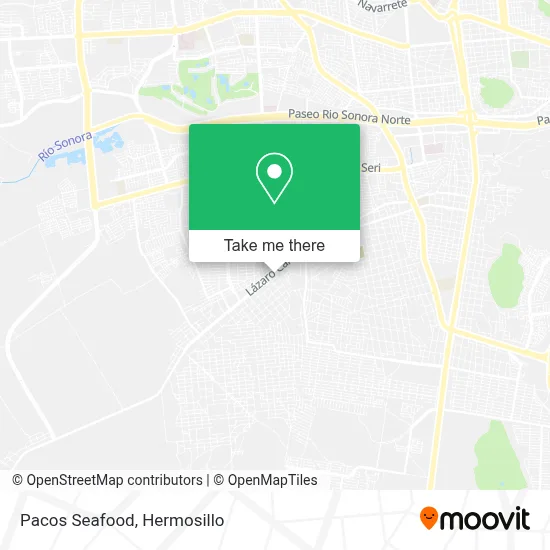 Pacos Seafood map