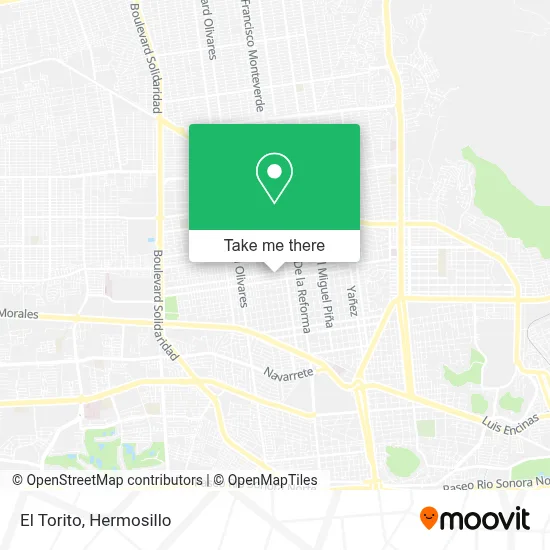El Torito map