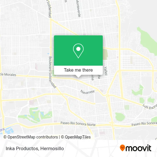 Inka Productos map