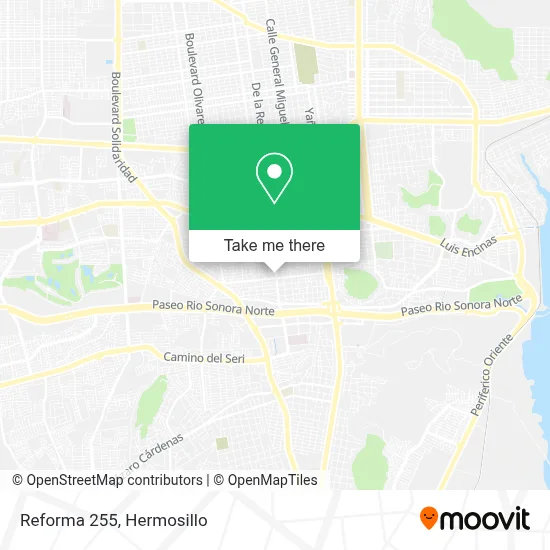 Reforma 255 map
