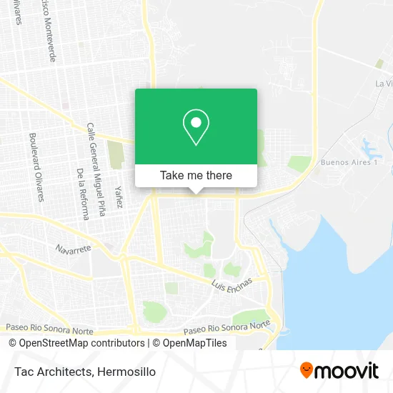 Tac Architects map