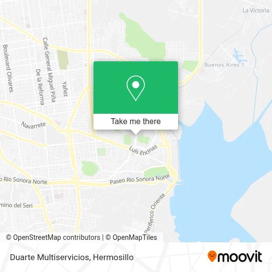 Duarte Multiservicios map