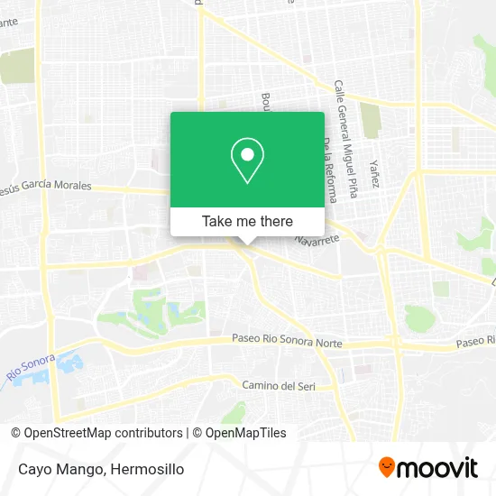 Cayo Mango map