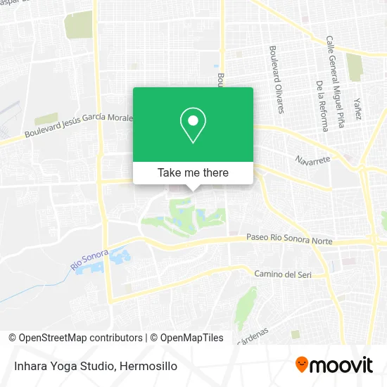 Inhara Yoga Studio map