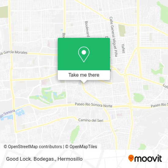 Good Lock. Bodegas. map