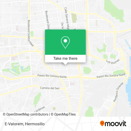 E-Valorem map