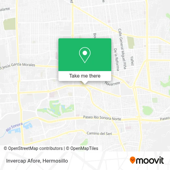 Invercap Afore map