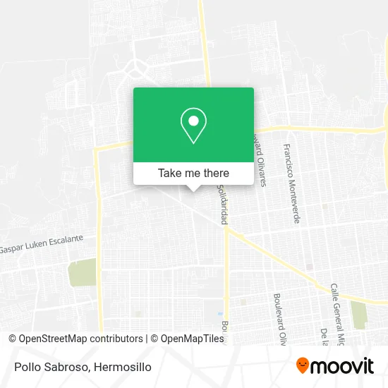 Pollo Sabroso map