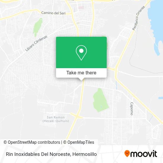 Rin Inoxidables Del Noroeste map