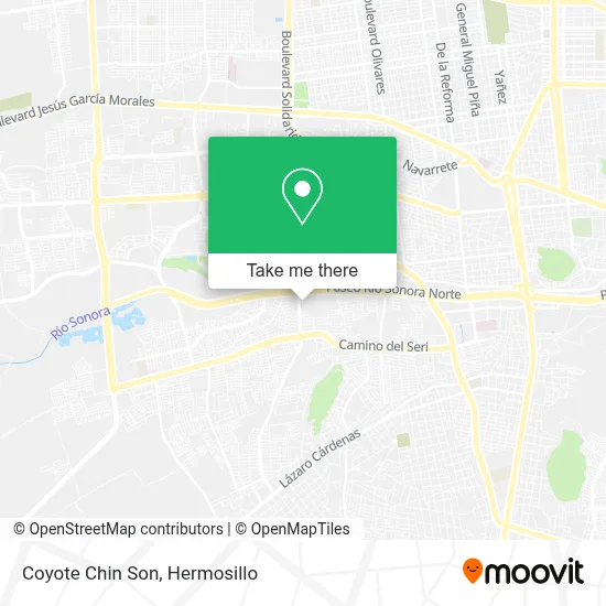 Coyote Chin Son map