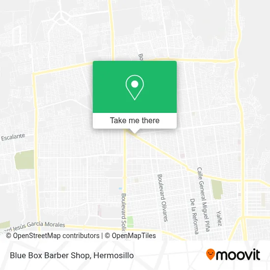Blue Box Barber Shop map