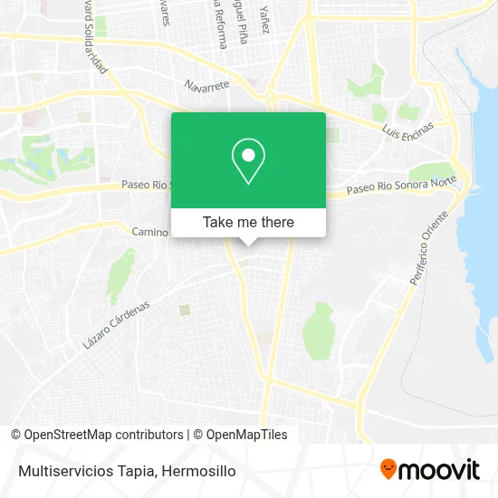 Multiservicios Tapia map