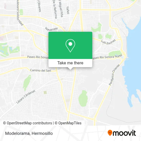 Modelorama map