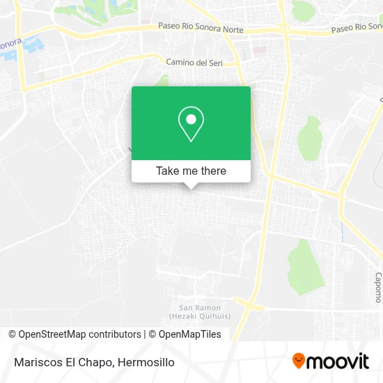 Mariscos El Chapo map