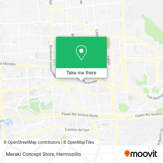 Meraki Concept Store map