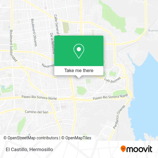 El Castillo map