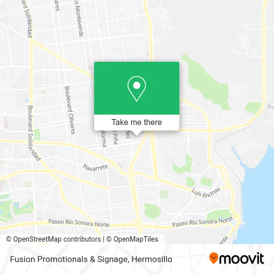 Fusion Promotionals & Signage map