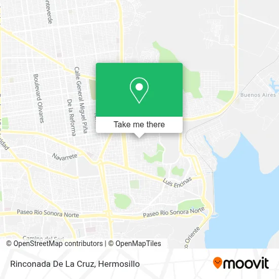 Rinconada De La Cruz map