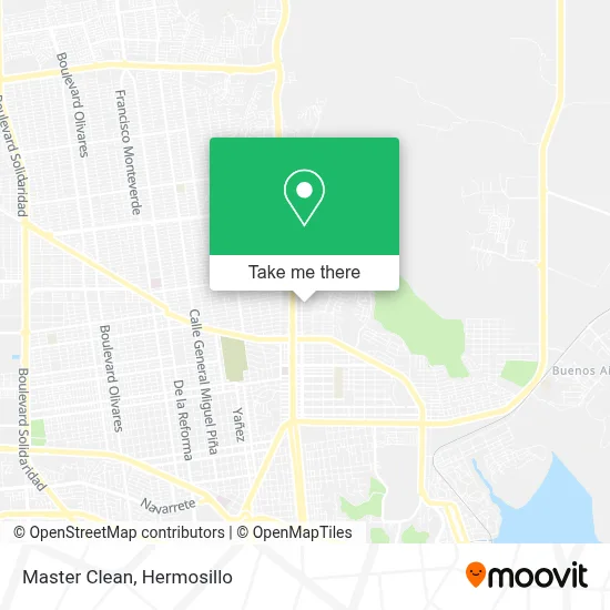 Master Clean map