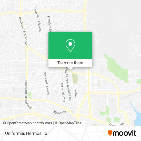 Uniformia map