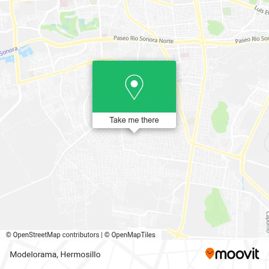 Modelorama map