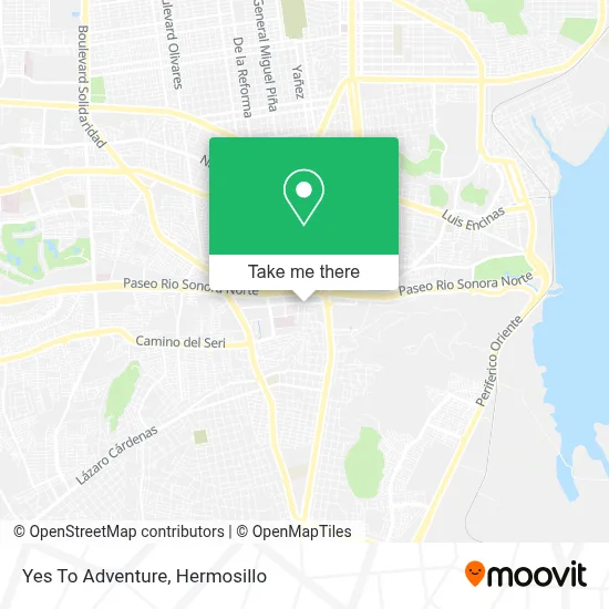 Yes To Adventure map