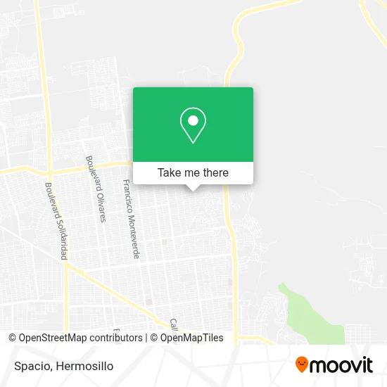 Spacio map
