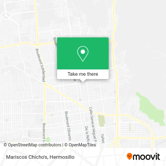 Mariscos Chicho's map