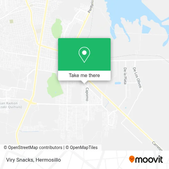 Viry Snacks map