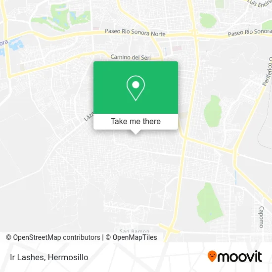 Ir Lashes map