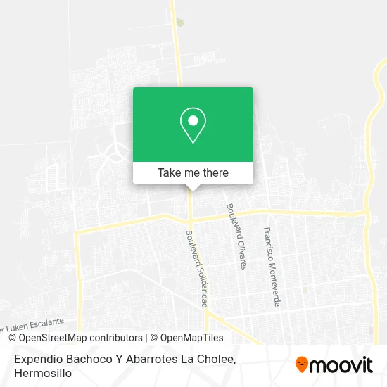 Expendio Bachoco Y Abarrotes La Cholee map