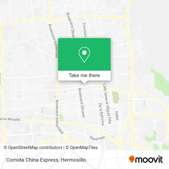 Comida China Express map