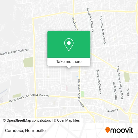 Comdesa map