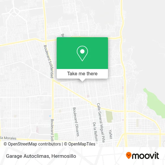 Garage Autoclimas map