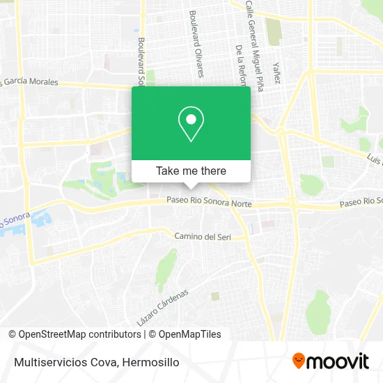 Multiservicios Cova map