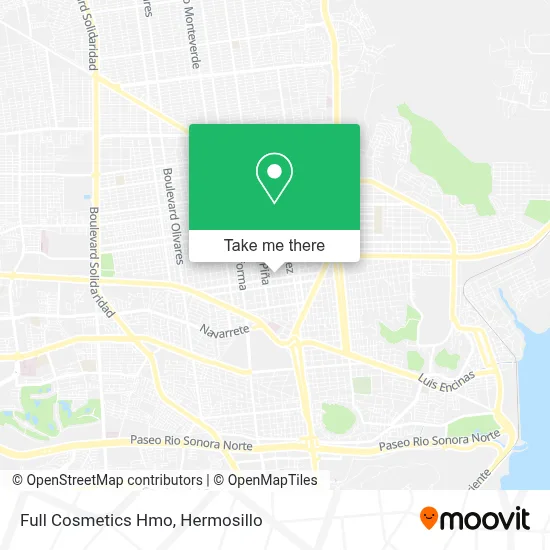 Full Cosmetics Hmo map