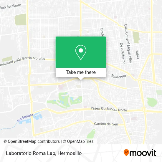 Laboratorio Roma Lab map