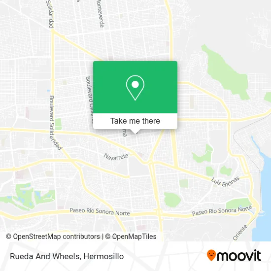 Rueda And Wheels map