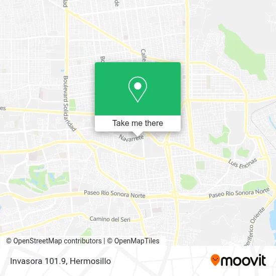 Invasora 101.9 map