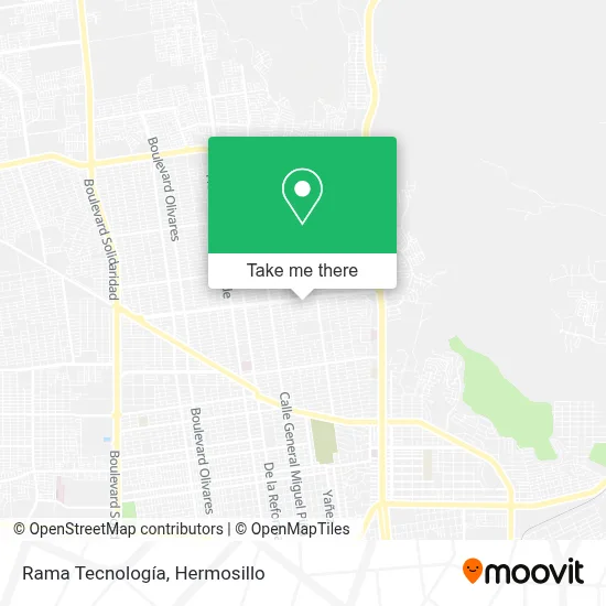 Rama Tecnología map