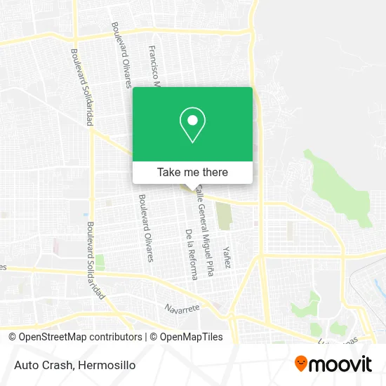 Auto Crash map