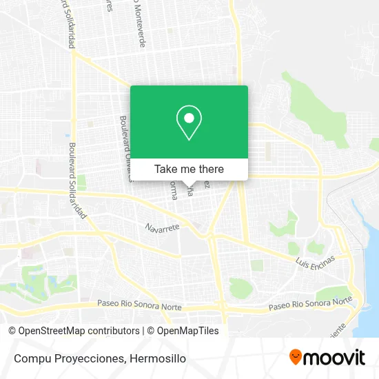 Compu Proyecciones map