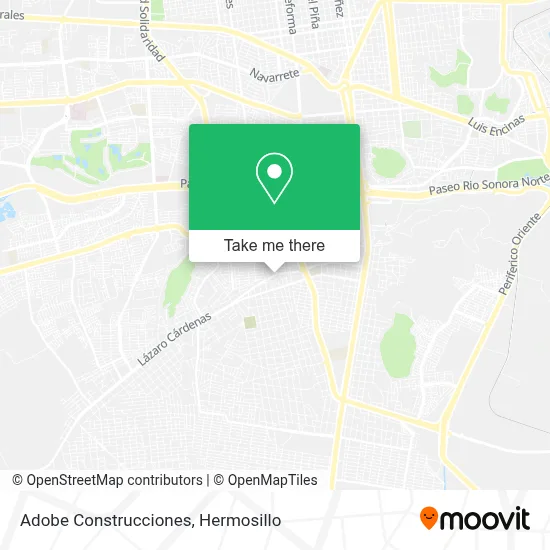 Adobe Construcciones map